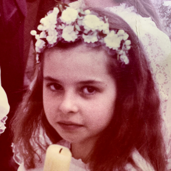 Joanna as a child