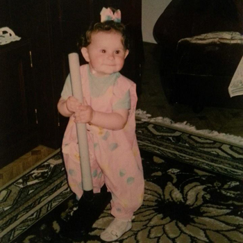 Maria as a child