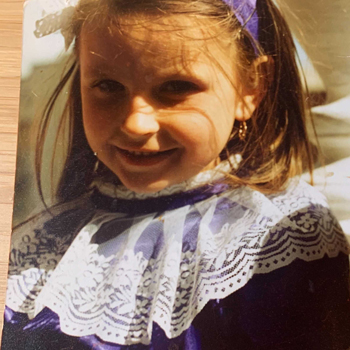 Anna as a child