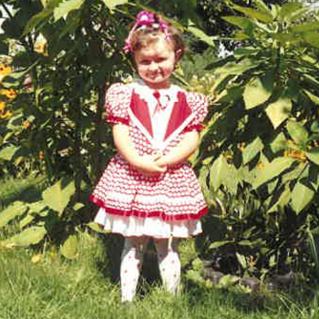 Mariola as a child