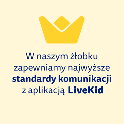 Grafika LiveKid na facebook żółta